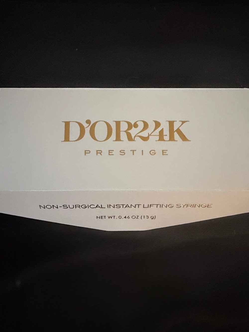 D'Or Skincare 24K Prestige Eye Cream - Gold and Black Packaging